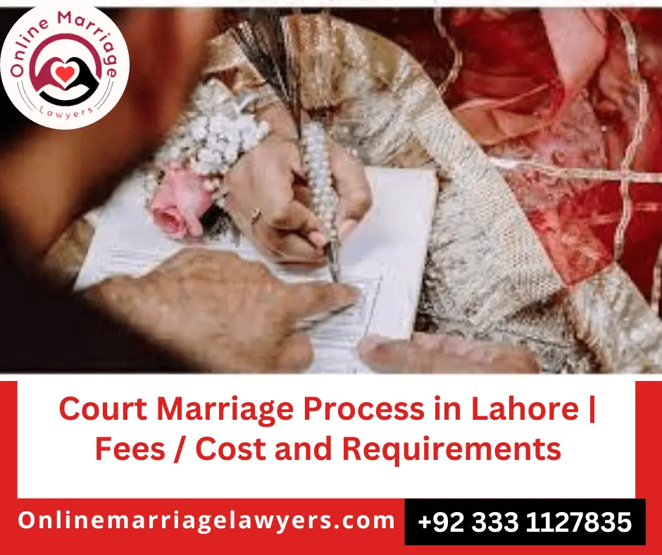 Court Marriage Fees